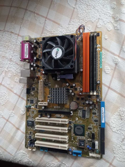 Комплект Мать+Проц+Охлад+ОЗУ+БП