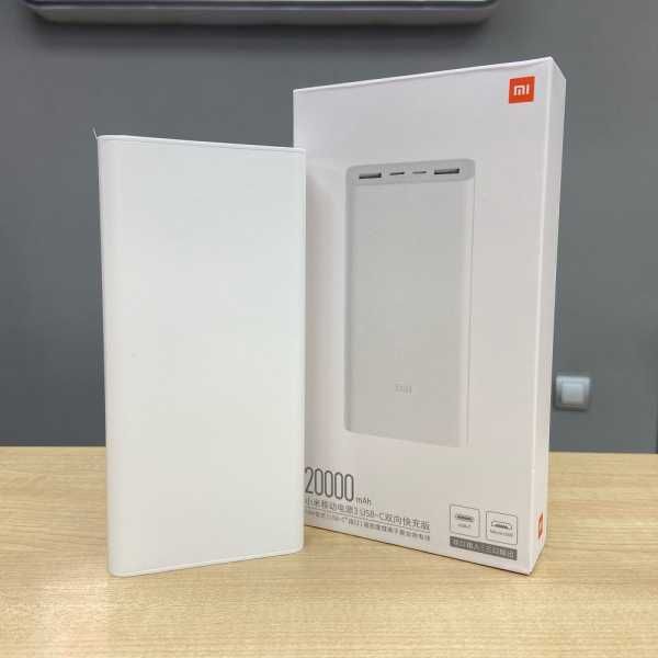 Новий Павербанк Xiaomi 20000 mAh White+Usb LED лампа у подарунок
