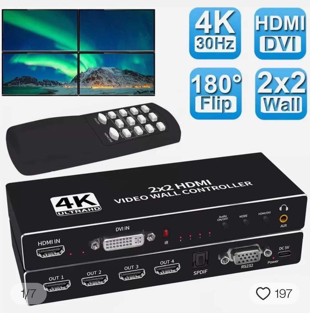 Switches HDMI / DVI - Processador Vídeo Multi Tela