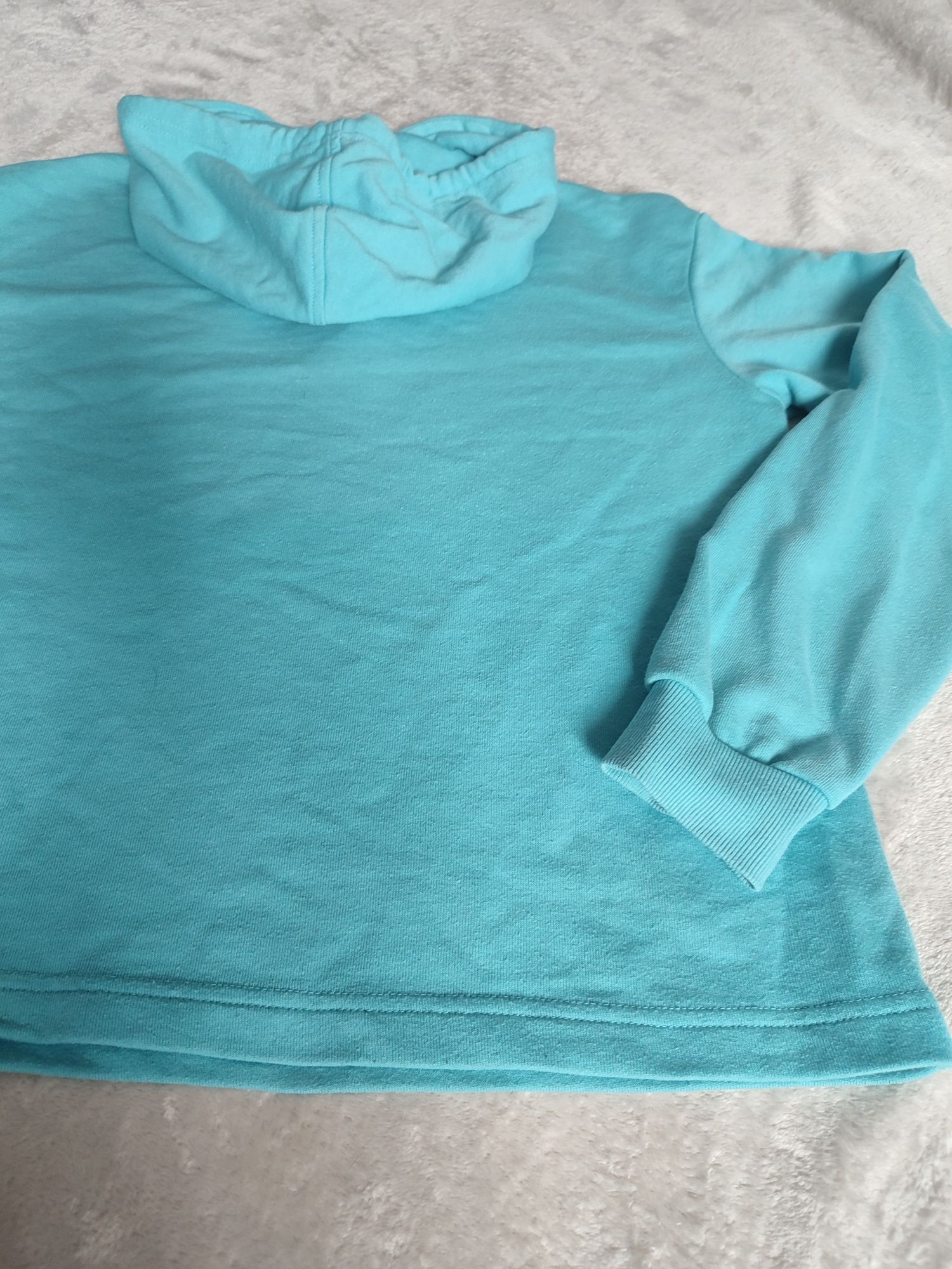 Niebieska bluza damska z kapturem Cropp S 36