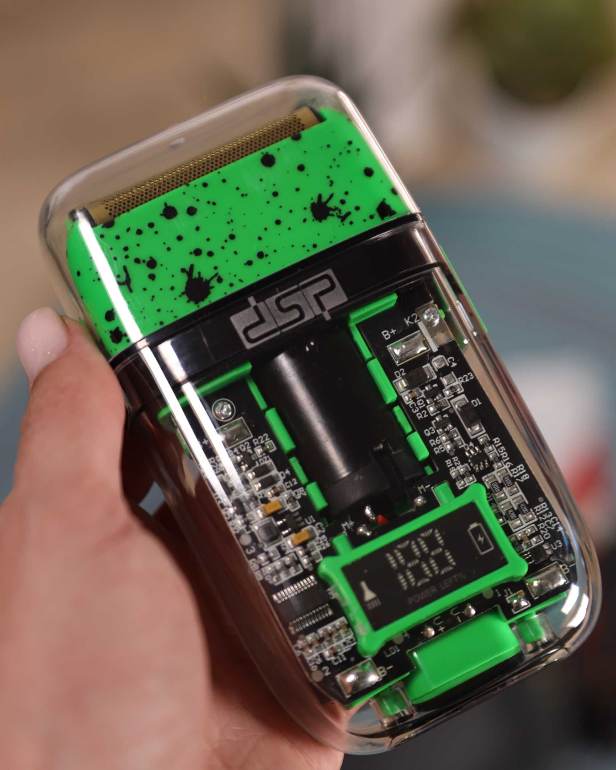 Електробритва шейвер DSP 60125 IPX5 6500 об/хв.YELLOW/GREEN