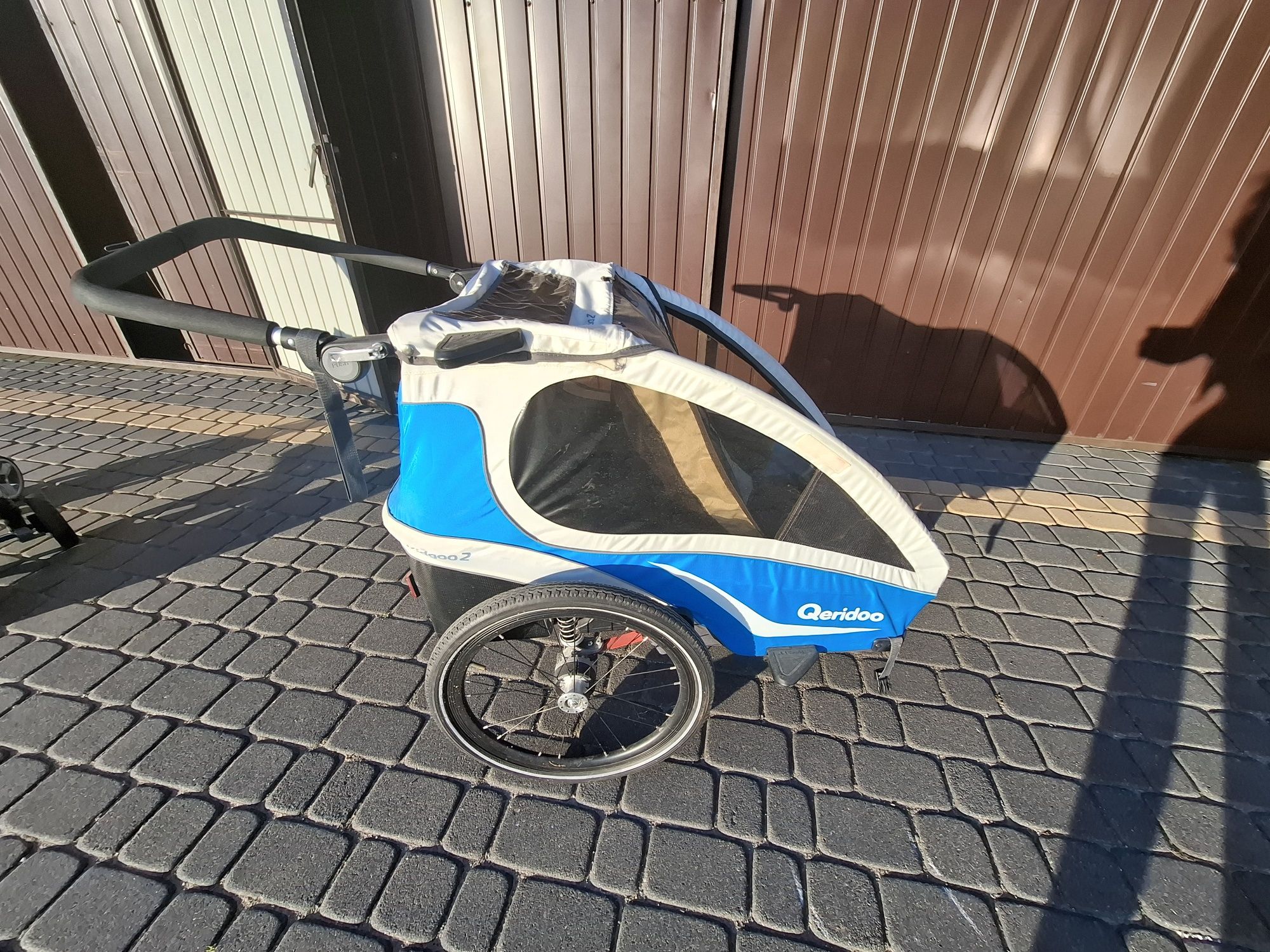 przyczepka rowerowa dwumiejscowa