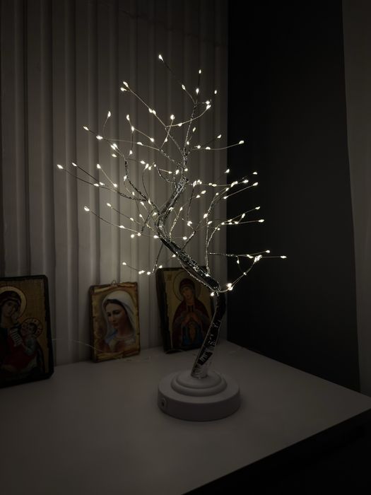 Світлодіодне декоративне деревце лед нічник