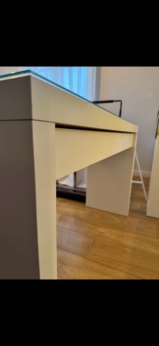 Toaletka MALM ikea JAK NOWA 120 x 41 biała z szufladą