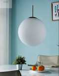 Lampa kula mega duża 60cm szklana