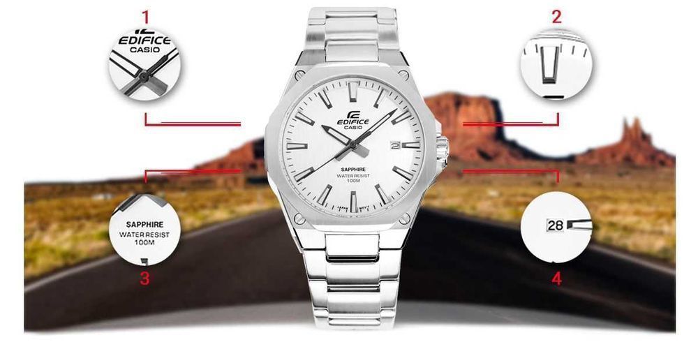 Zegarek Męski Casio Edifice EFR-S108D-7AVUEF 10 BAR