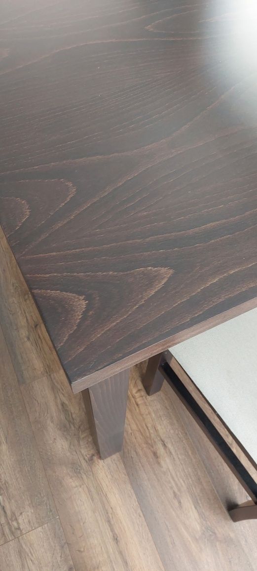 Stół z litego drewna bukowego