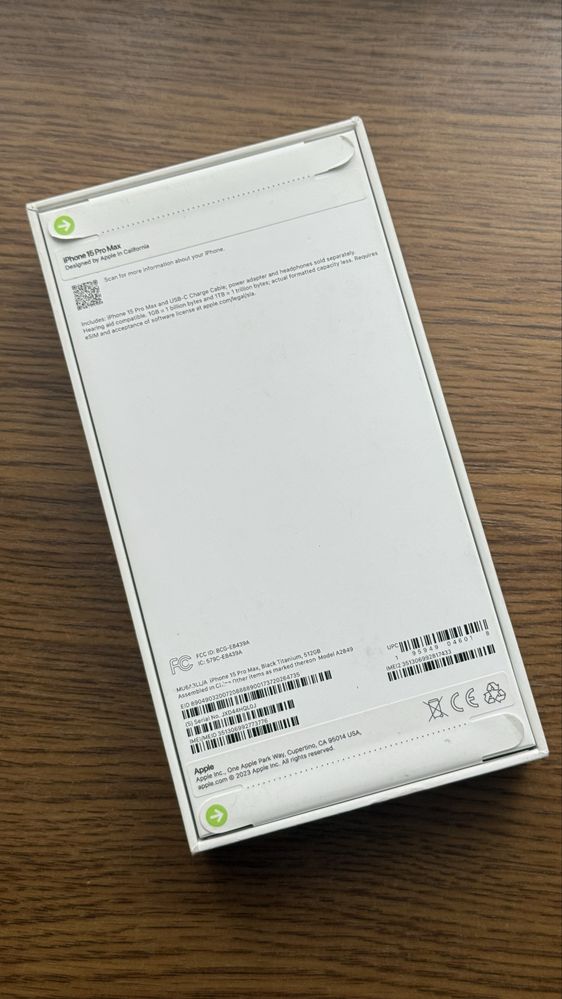 НОВИЙ Apple iPhone 15 Pro Max 512GB Black Titanium