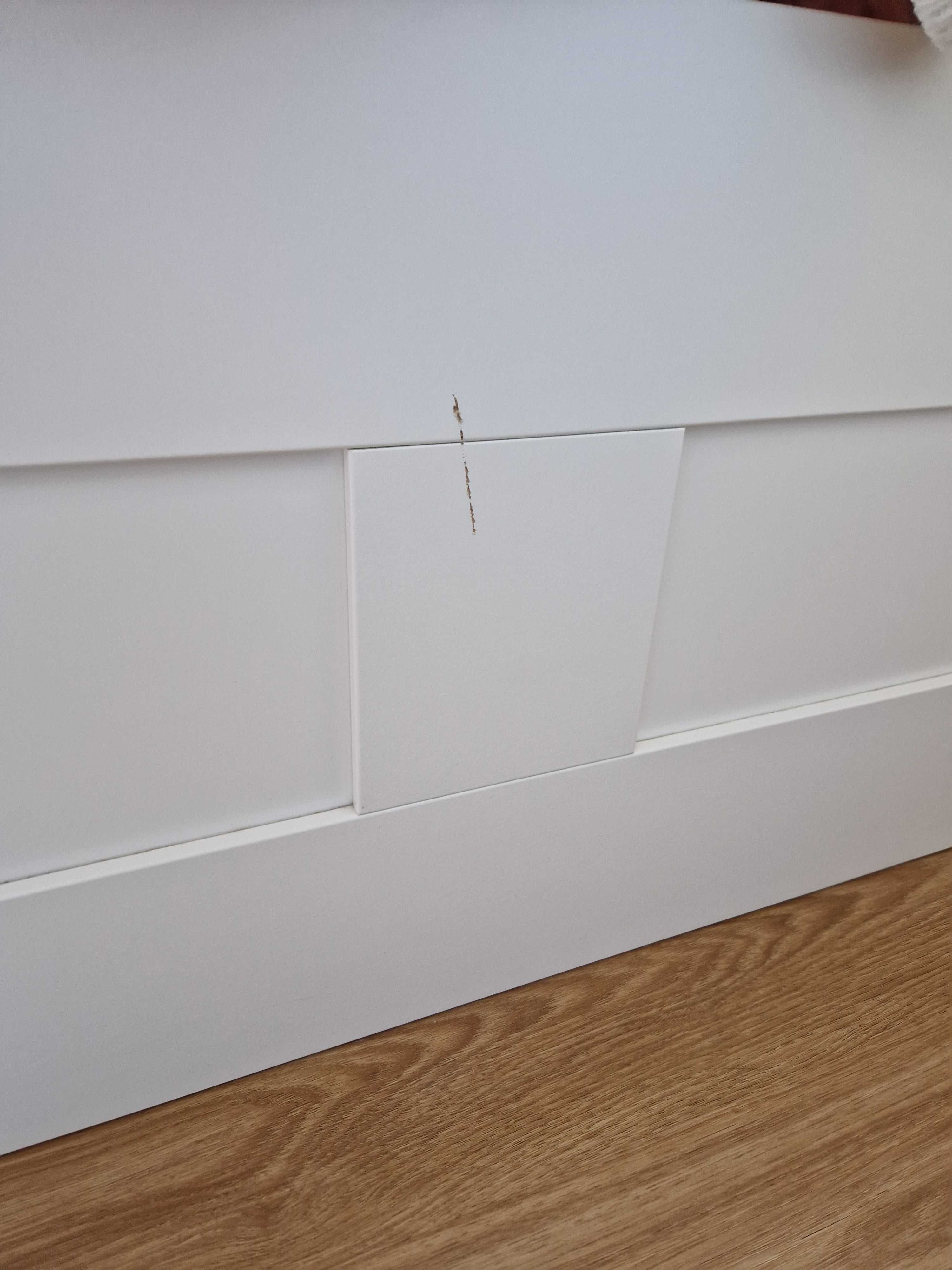 Cama IKEA BRIMNES 160x200 c/estrado e cabeceira
