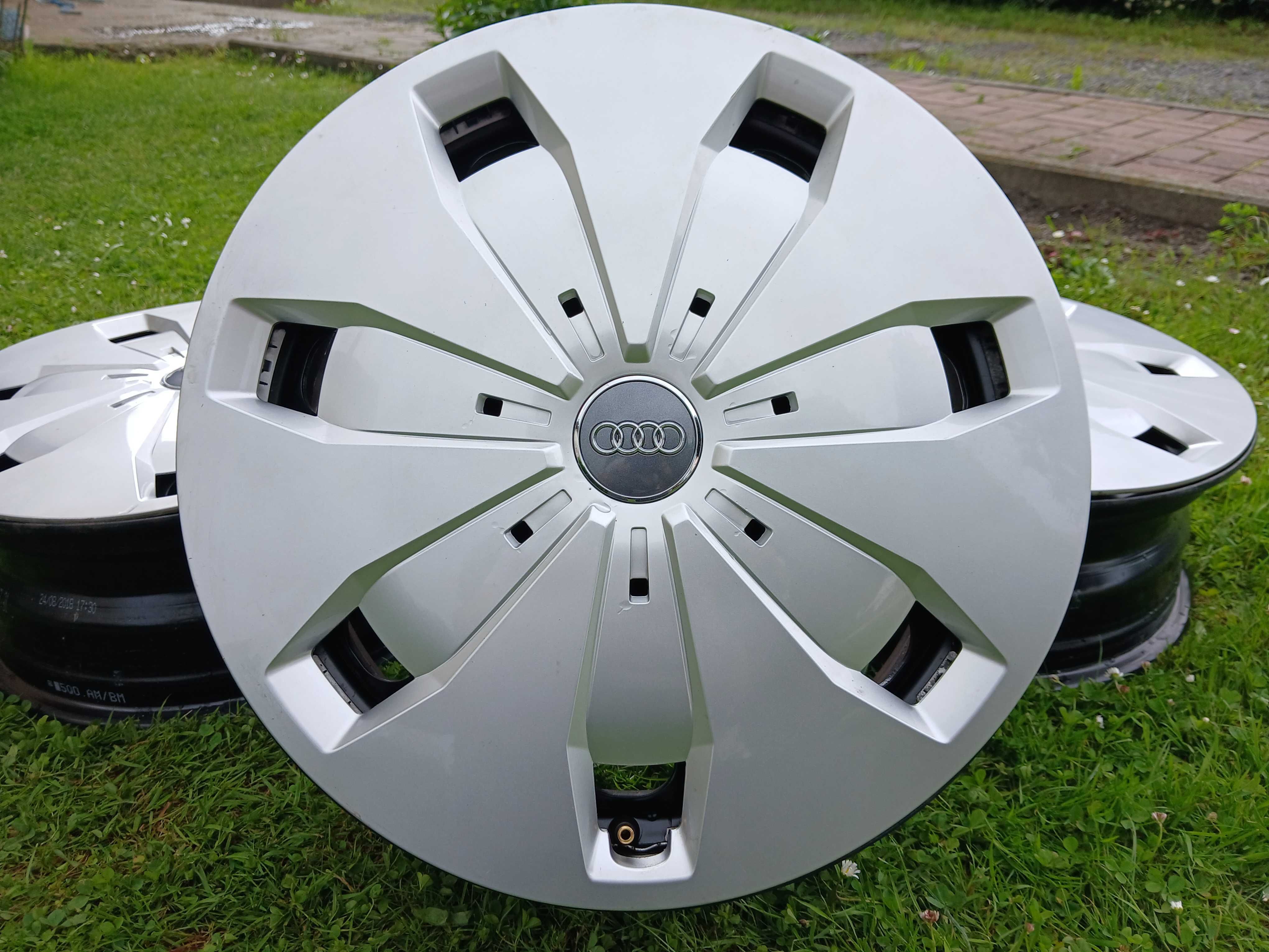Felgi 16'' 5x112 + kołpaki ORYGINALNE Audi Q2 A3 A4 A6 F-VAT