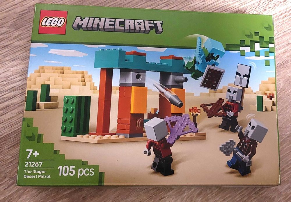 lego zestaw 21267 Minecraft Pustynny zegarek podstępnego