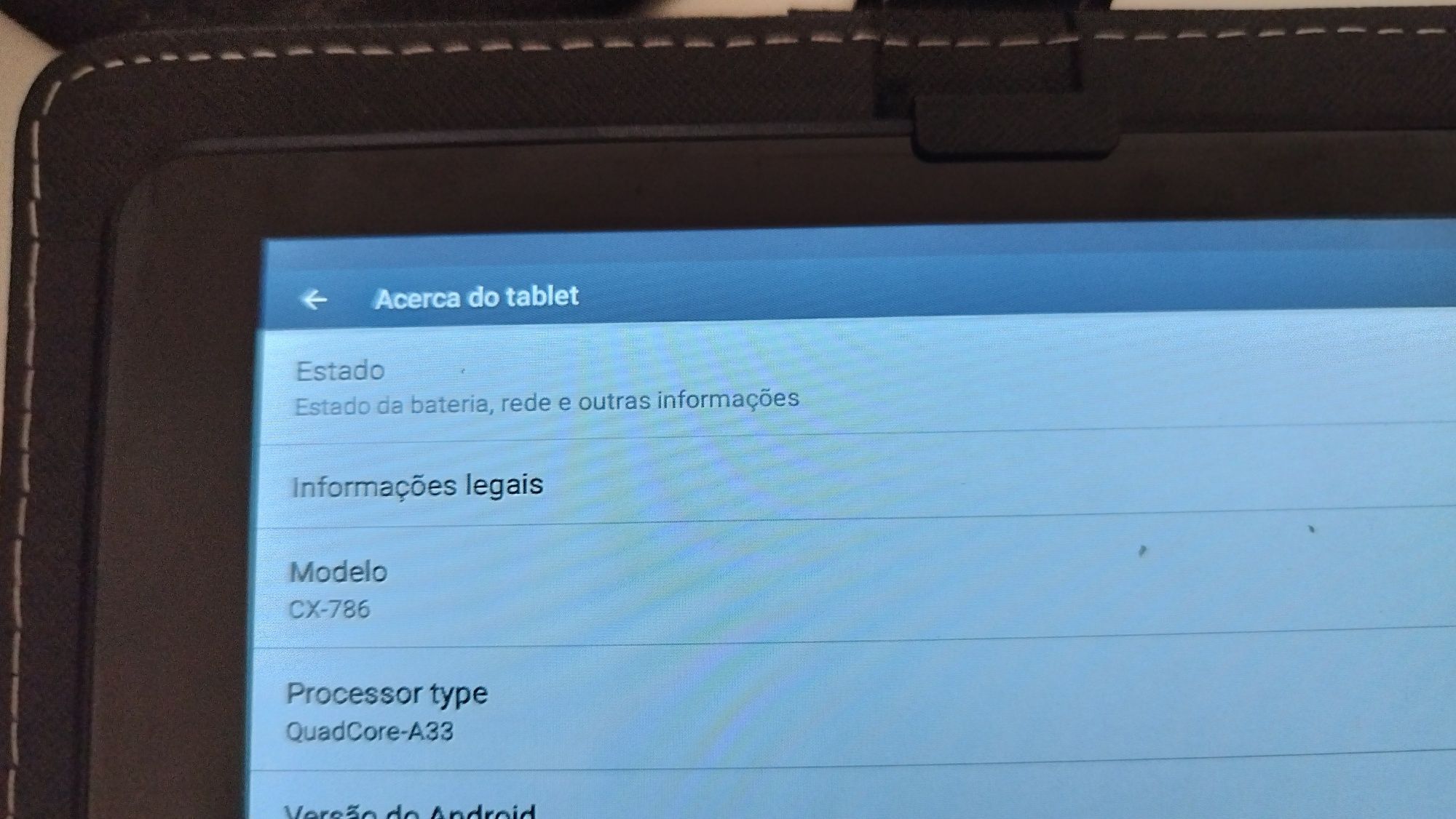 Tablet com teclado