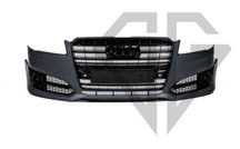 Передний бампер s-line с лайн audi a8 решетка радиатора ауди а8 ауді