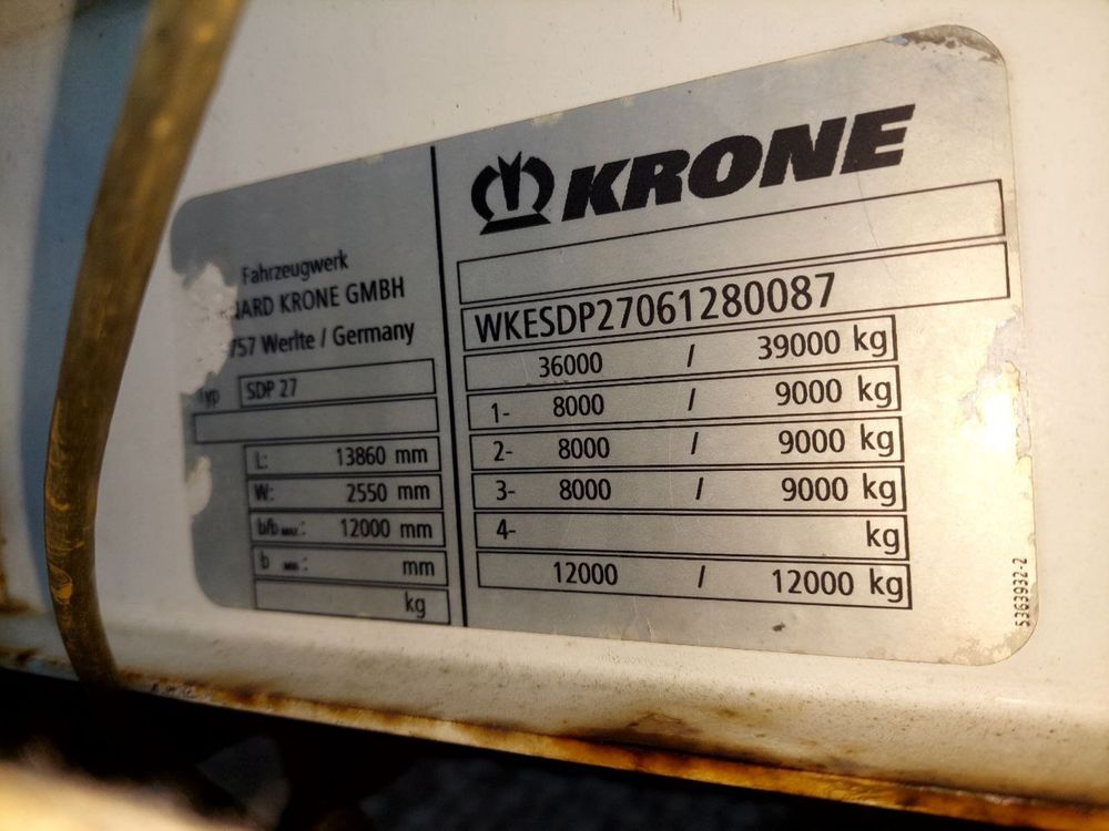 Продается полуприцеп Krone сцепка