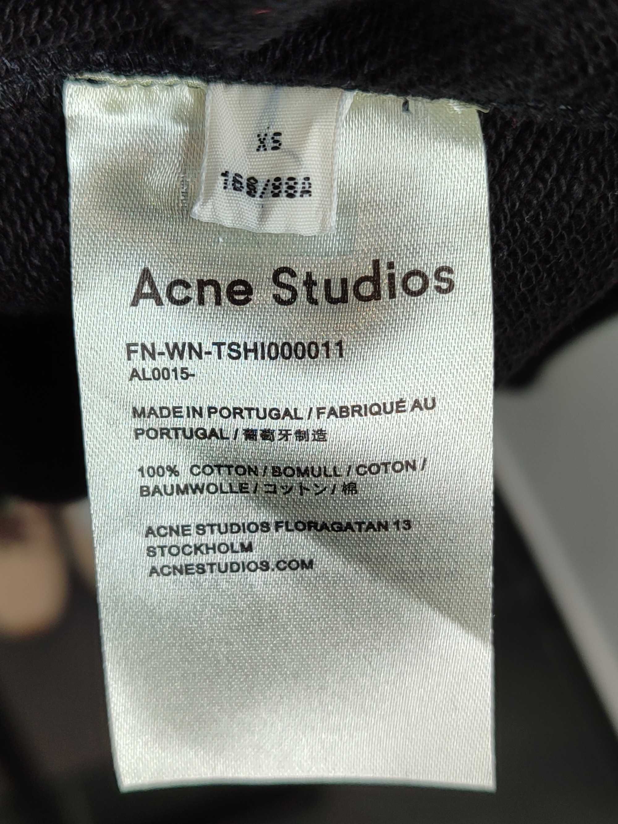 Світшот Acne Studios Logo Print Sweatshirt Black