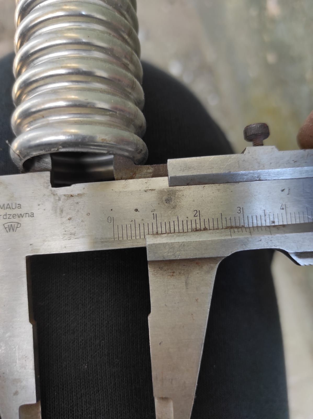 Rura nierdzewna karbowana  fi32 mm na metry