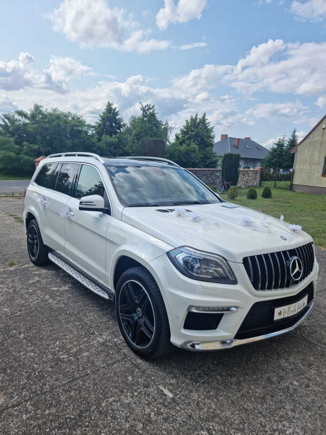 Mercedes GLS samochód na wynajem do ślubu ślub wesele