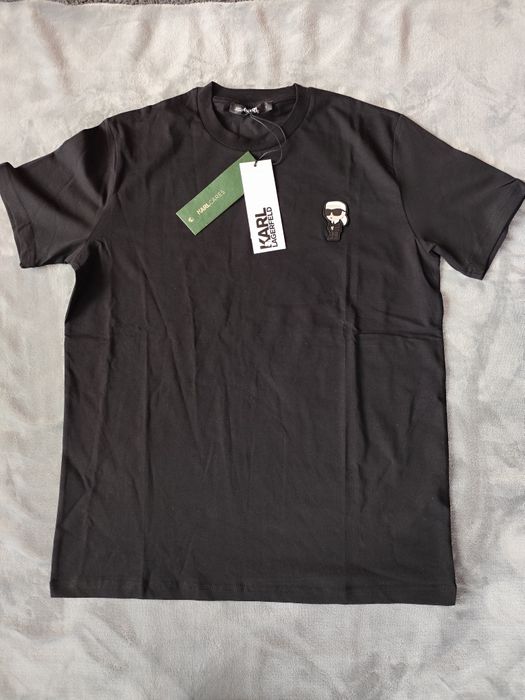 Koszulka męska T-shirt męski Karl Lagerfeld nowy czarny L, XL