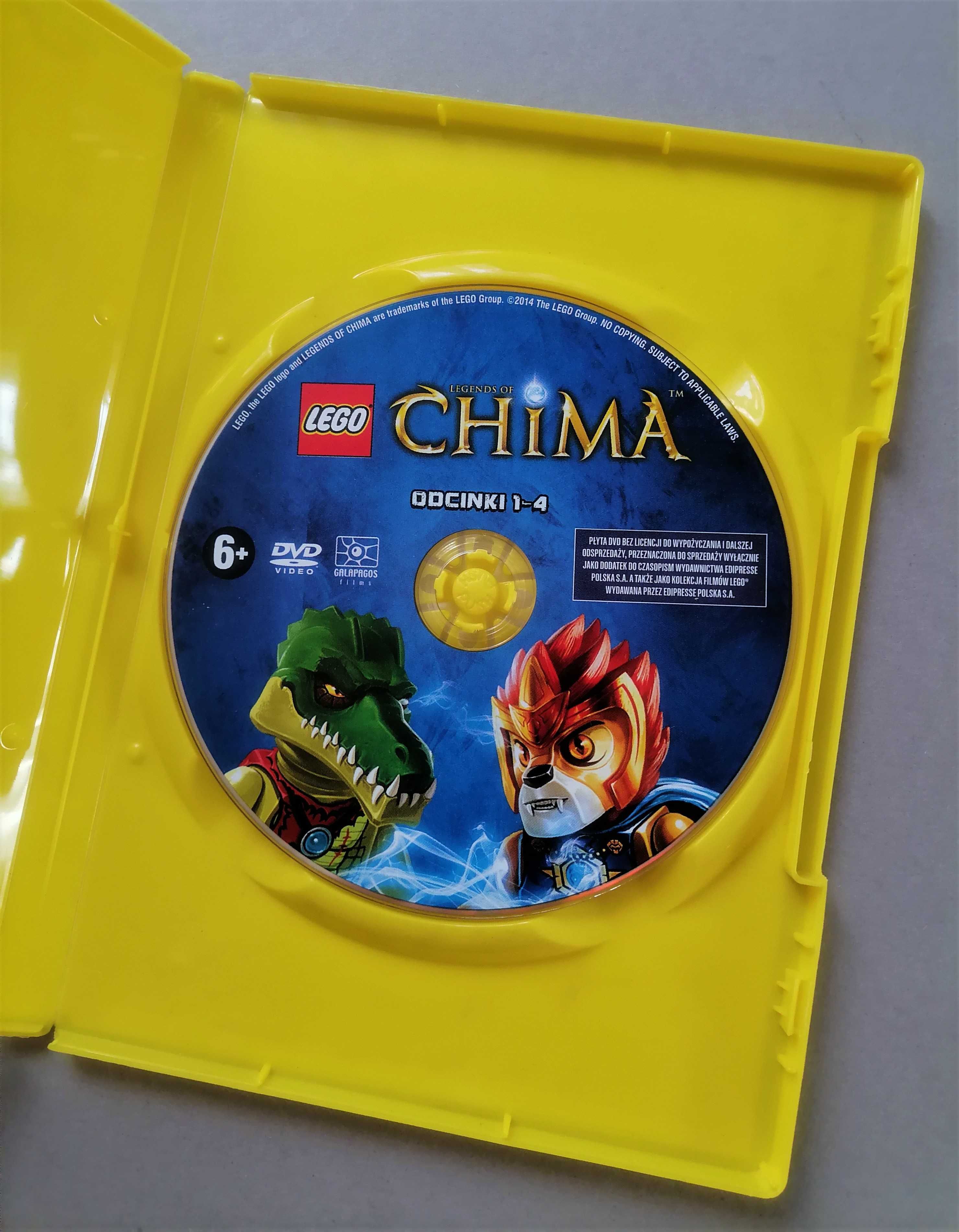 LEGO Chima - część 1 - DVD - odc. 1-4