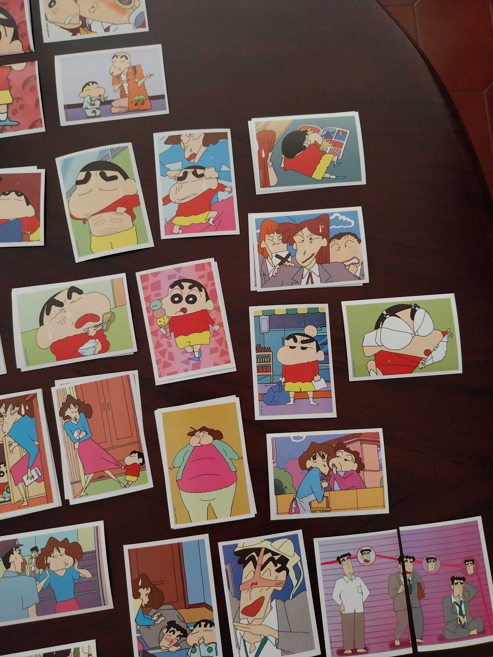 Lote 45 cromos autocolantes Shinchan, Panini, Vintage, edição limitada