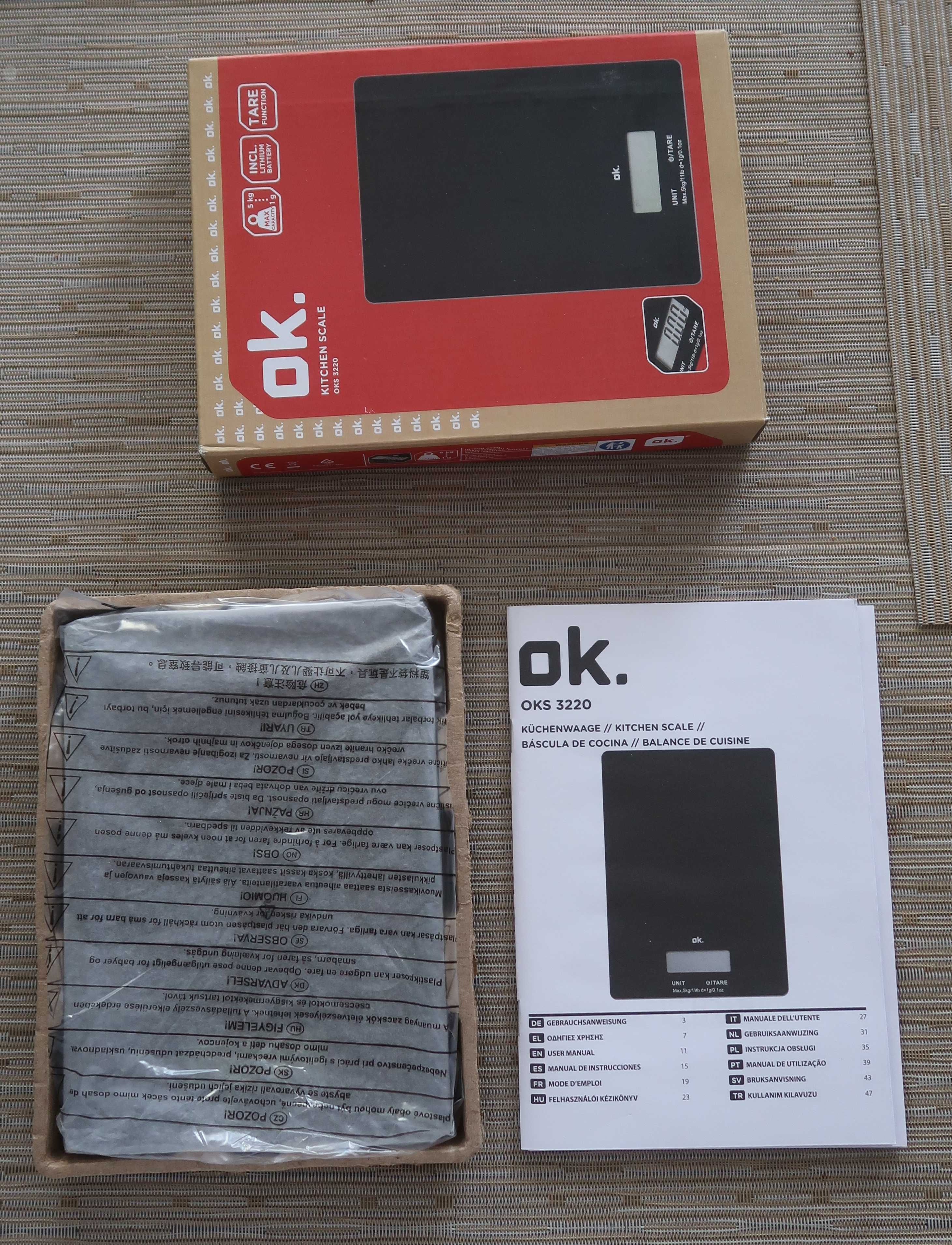 waga kuchenna, ok 3220