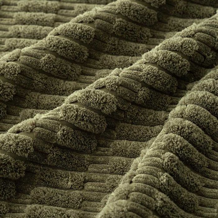 2x Poszewka na poduszkę Dekoracyjna 45x45 ZIELONY SZTRUKS- Miulee