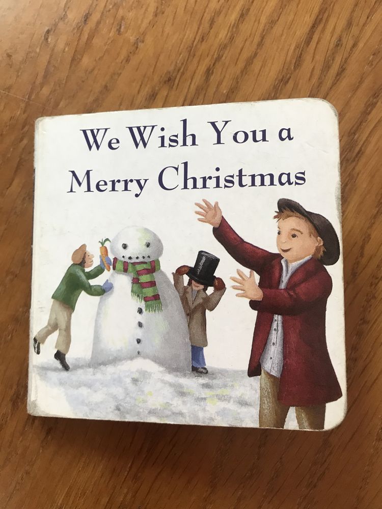 Набор картонных рождественских книг на английском