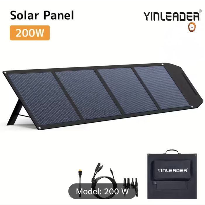 Panel solarny składany monokrystaliczny 200W ładowarka solarna