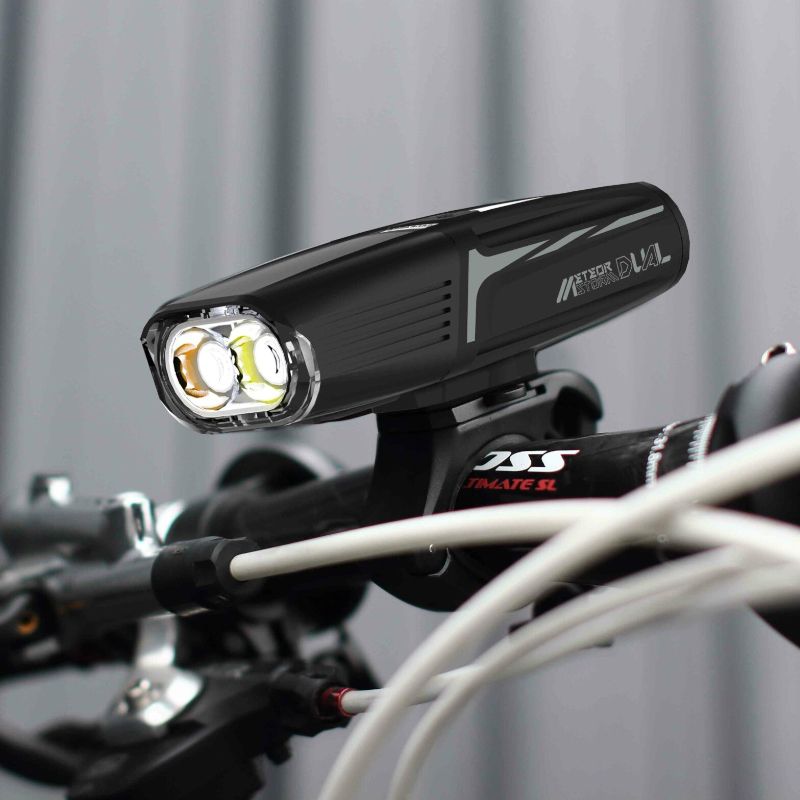 Lampka Rowerowa Przednia Moon Meteor Storm Dual 1300Lm