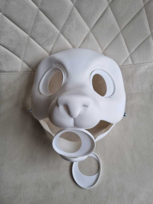Furry fursuit mask base cosplay maska fursona baza therian kostium