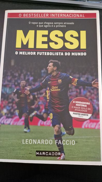 Livro Messi - O melhor futebodo mundo