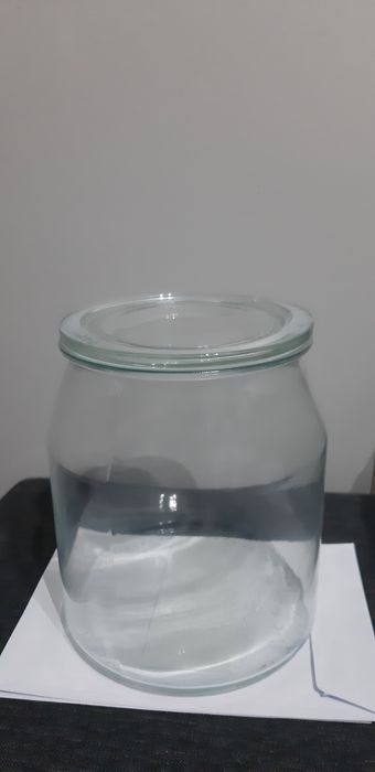 Frasco de vidro, grande do Ikea, novo