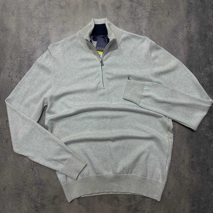 Світлий чоловічий світшот Напівзамок Поло)