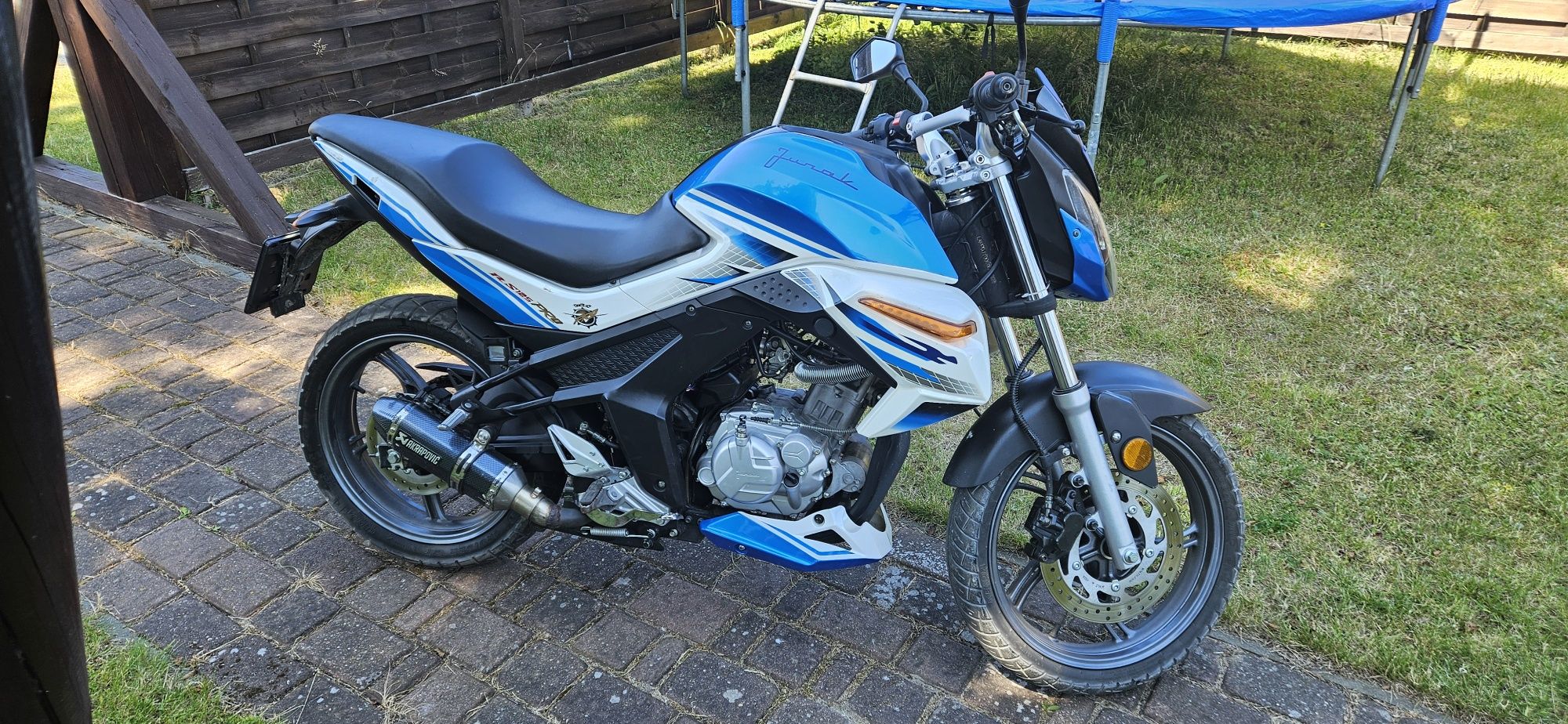 Junak RS 125 PRO 2016r wydech Akrapović