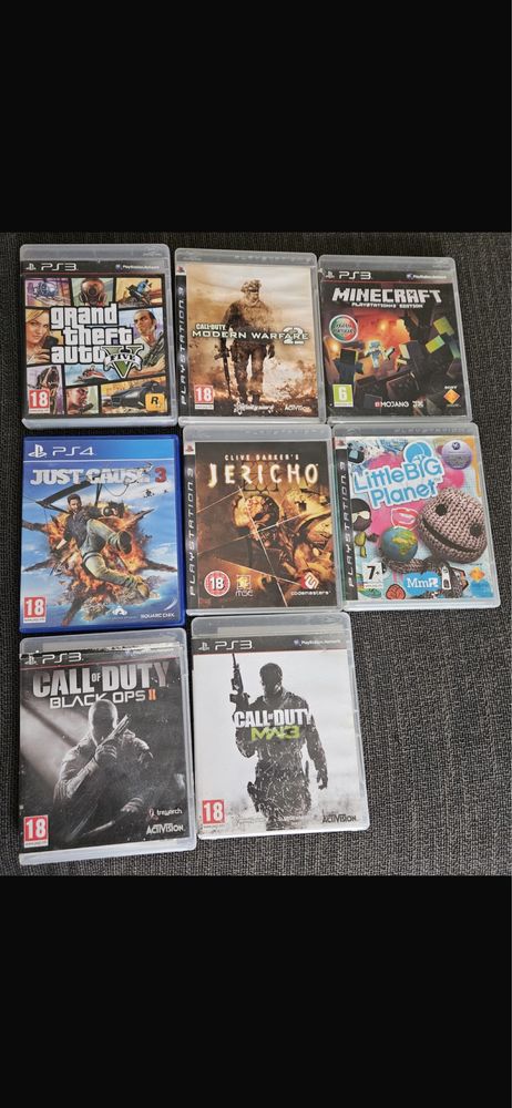 Jogos ps3 e ps4 usados