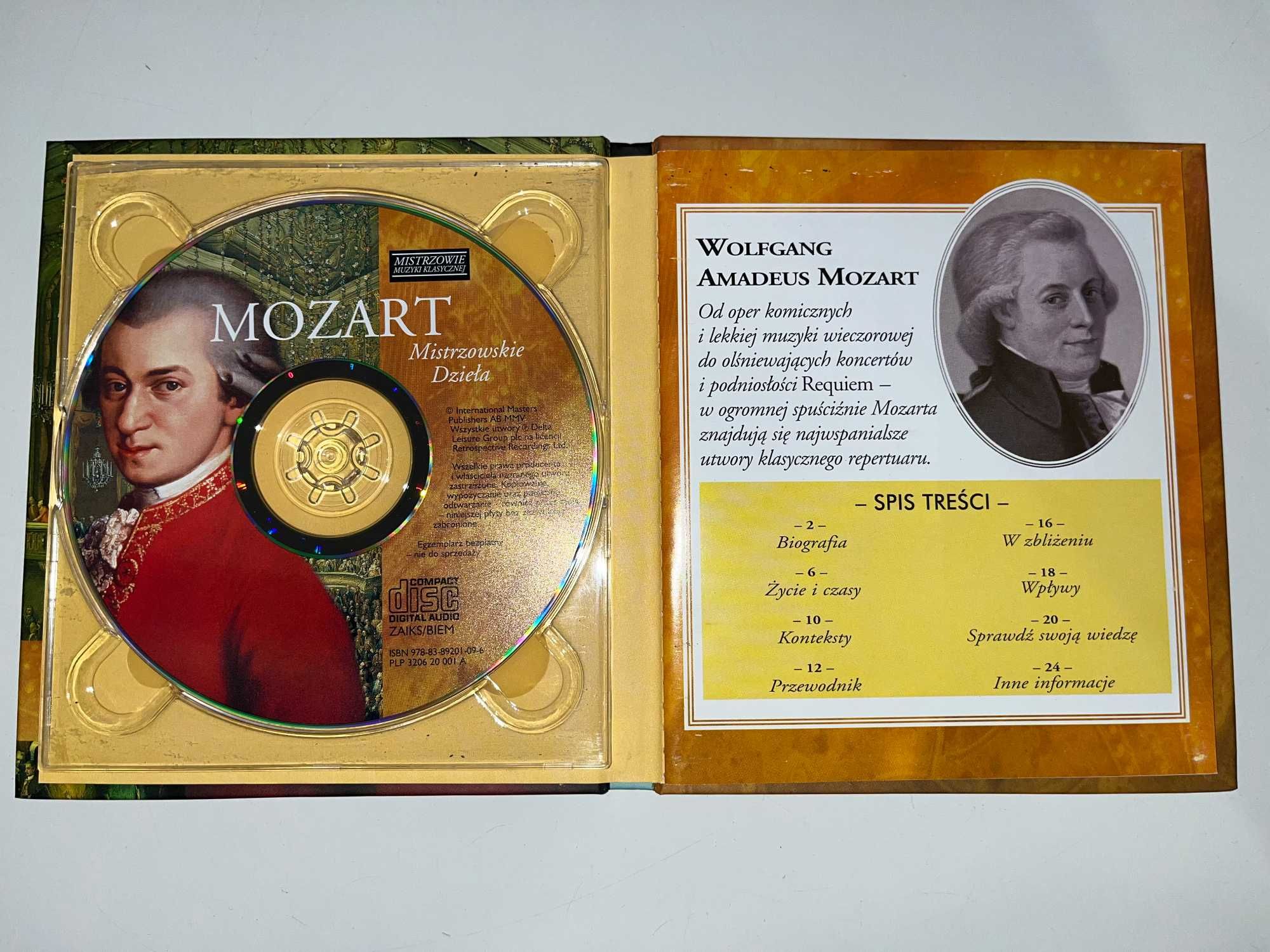 Mozart Mistrzowie Dzieła płyta audio CD