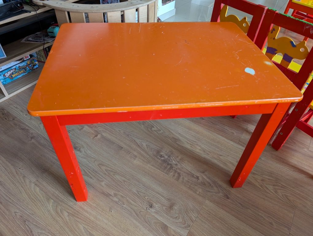 Stolik i krzesełka Ikea kritter
