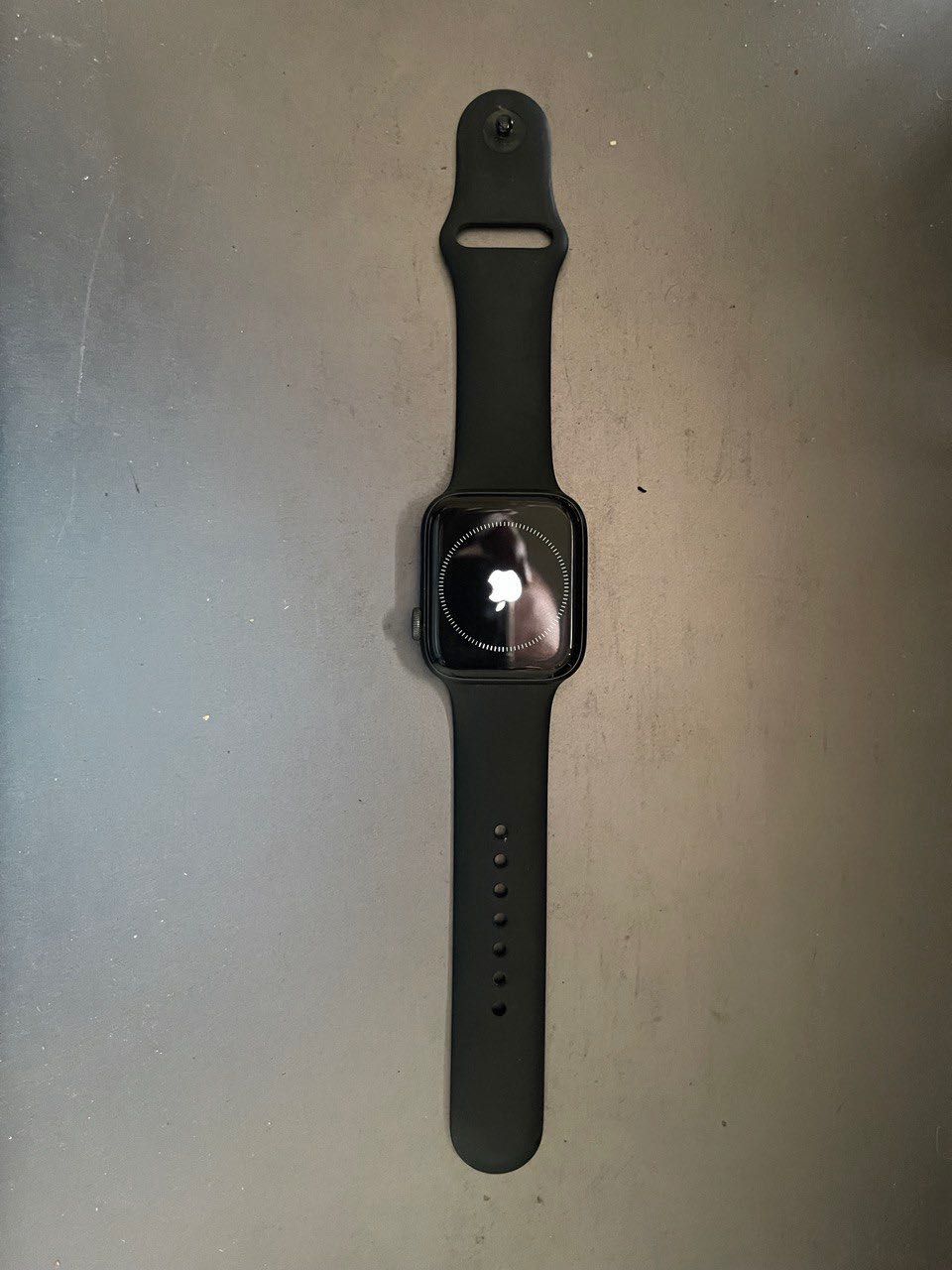 Apple Watch Series 4 Space Gray Aluminum Case with Black Sport Band