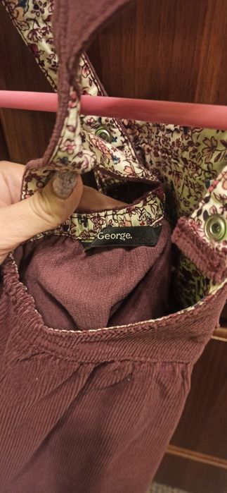 Стильний вельветовий сарафан George для дівчинки