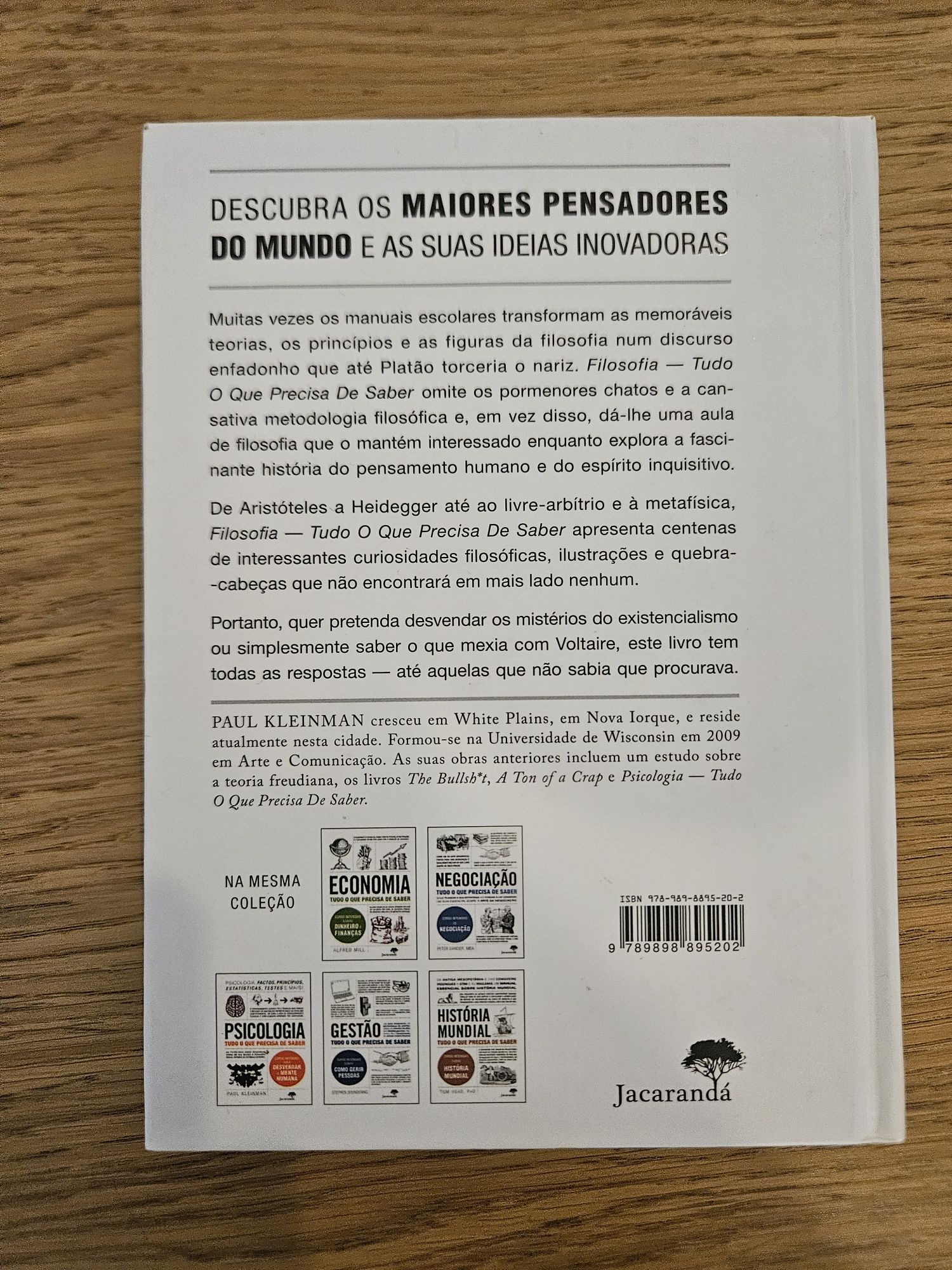 Filosofia Tudo o Que Precisa de Saber - Paul Kleinman