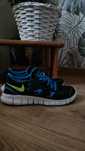 Buty do biegania Nike Free Run 2 - Czarny Hero Niebieski