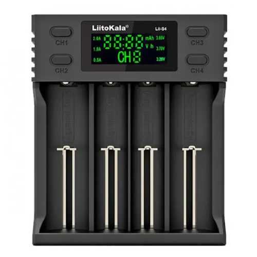 Зарядное устройство LiitoKala Lii-S4 для аккумуляторов 18650, батареек