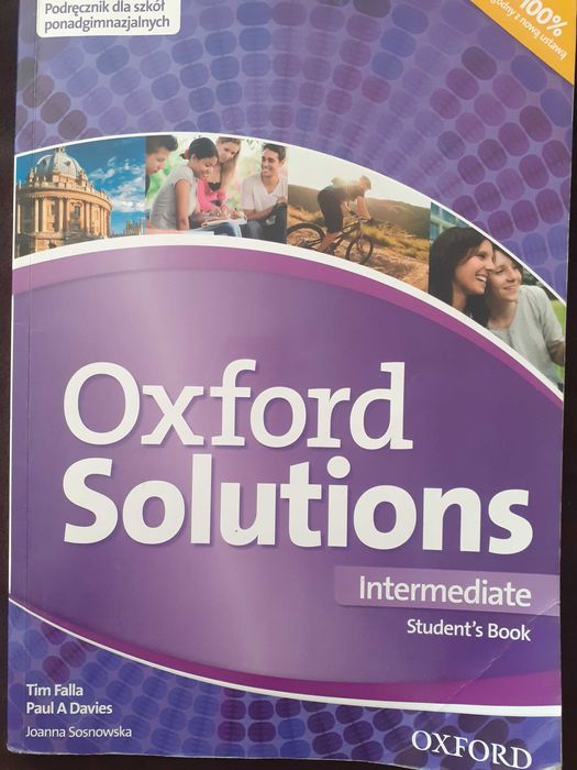 Oxford solutions intermediate podręcznik