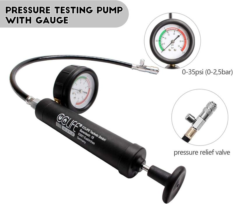 Kit de drenagem e enchimento (purgar) do sistema de refrigeração  NOVO