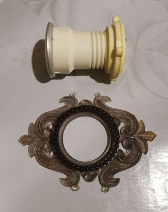 Глазок дверной с декоративной планкой,  СССР.