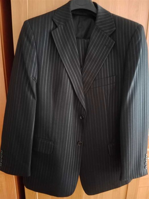 Garnitur męski XL * czarny * roz. 56/176-100 pas * Super stan.