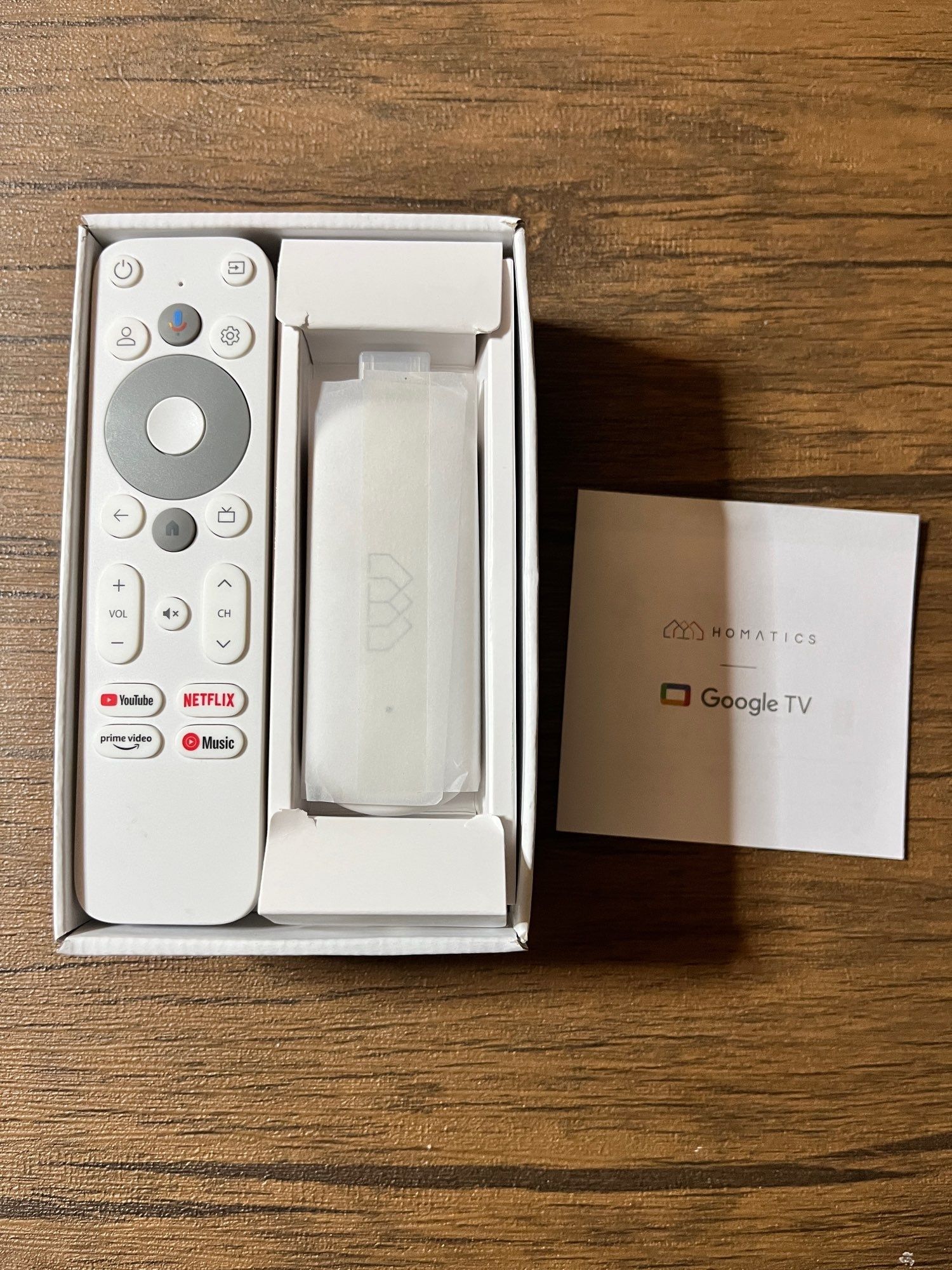 HOMATICS 4K TV Stick 2/32Gb Amlogic S905Y4 NETFLIX Smart TV Box