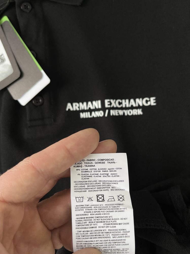 поло Armani Exchange футболка