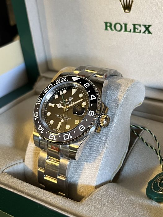 Rolex GMT Master 2 Silver/Black