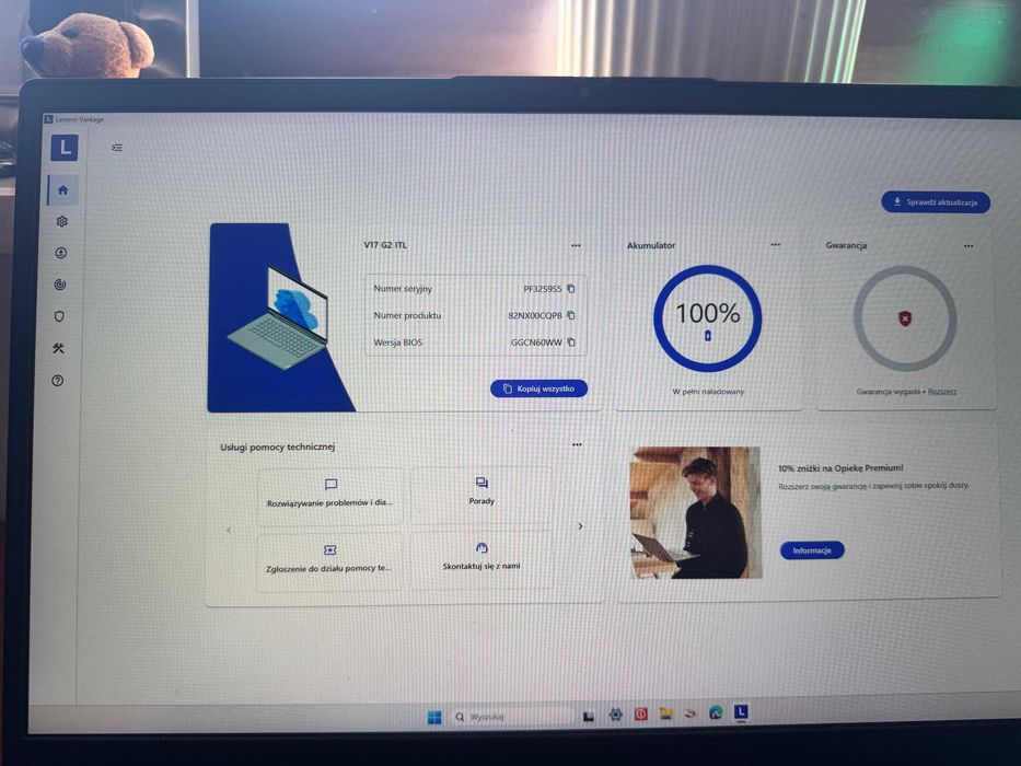 Laptop Lenovo V17 G2 ITL; Intel Core i5 16GB; SSD 1 TB